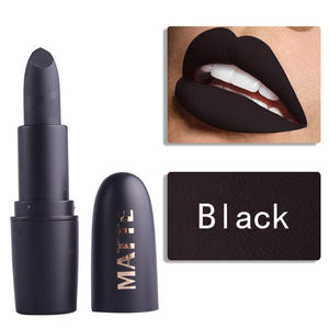 2017 New Lipsticks For Women Sexy Brand Lips Color Cosmetics Waterproof Long Lasting Nude Lipstick Matte Makeup