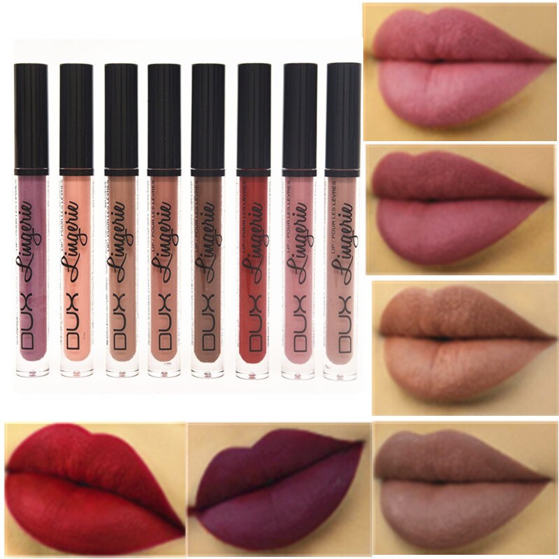 Brand Makeup Lipsticks 15 Color Matte Liquid Lipstick Waterproof Long Lasting Matte Lipstick Lip Gloss Beauty Cosmetics Lipstick